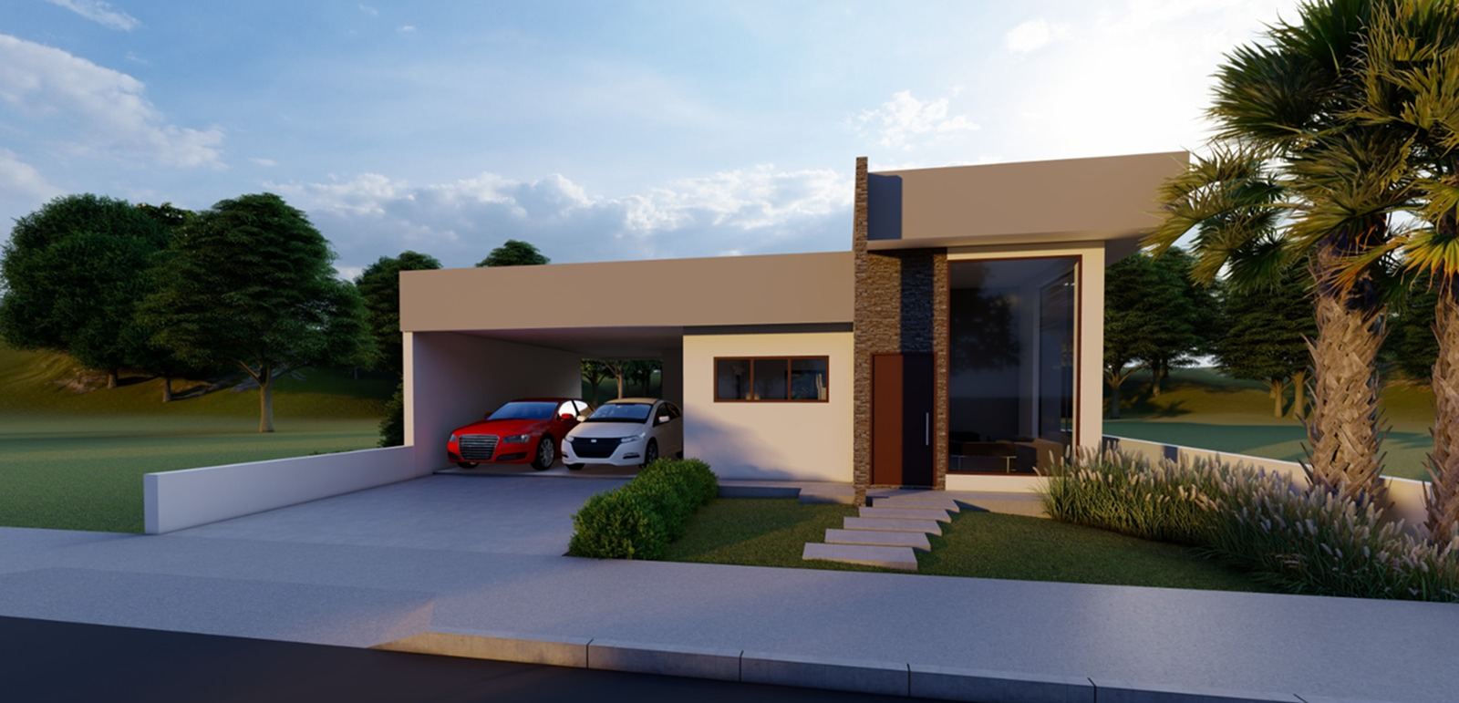 Casa térrea moderna
